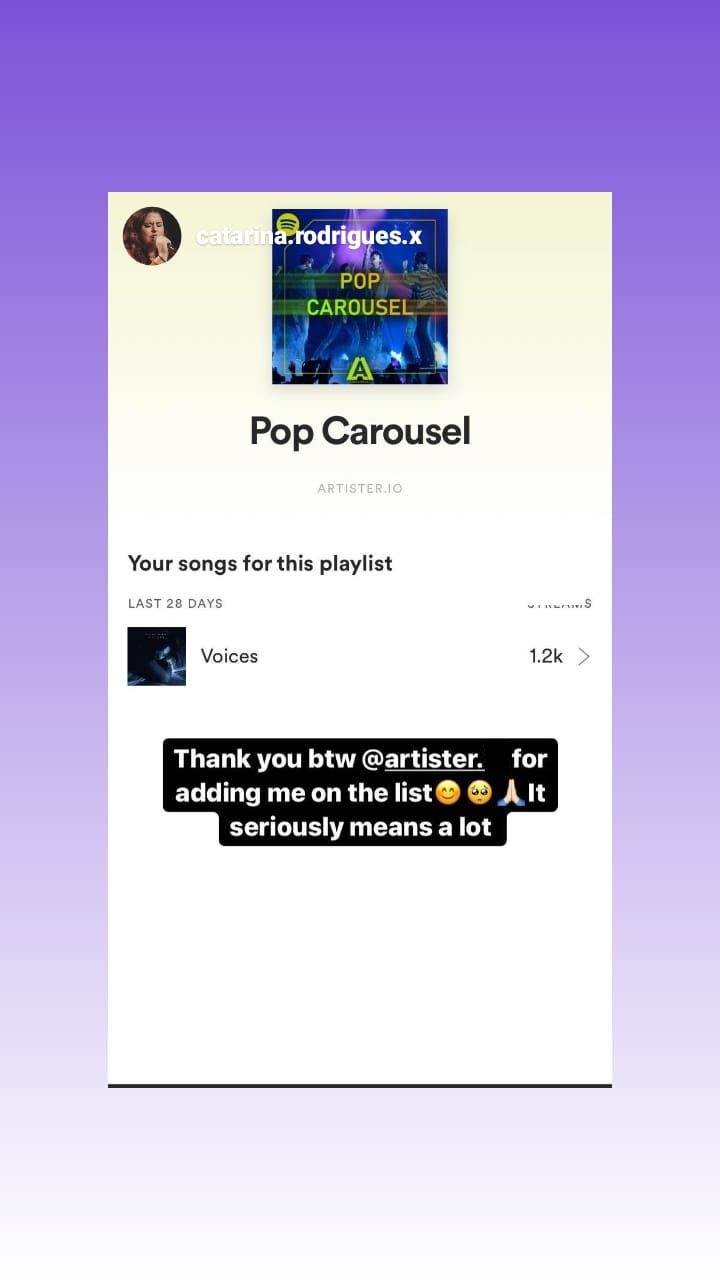 pop carousel playlist
